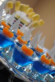 There Is Healthy Jello Mix At Wholefoods But Blue Die That Has No Junk Is Hard To Find Any Ideas Nautical Baby Shower Fun Kids Food Kids Snacks