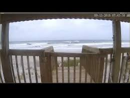 Hurricane Florence North Topsail Beach Nc Live View For 9 13 18