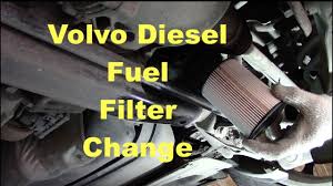 Volvo Xc70 D4 Diesel Fuel Filter Change Youtube