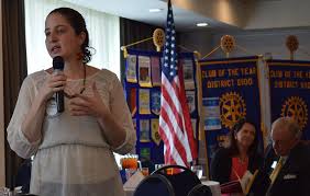 Former Rotary Ambassadorial Scholar Visits Rotary Club of Sandy Springs  With A Special Request