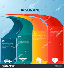 Vector Insurance Style Infographic Template Home Stock