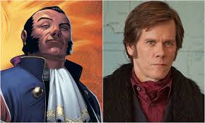 He's a very powerful billionaire and also, as it turns out, a mutant. Sebastian Shaw Kevin Bacon Comic Icons