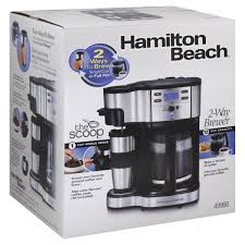The cleaning process also depends on the types of. Hamilton Beach Black And Stainless Steel 2 Way Brewer 12 Cup Coffeemaker Shop Appliances At H E B