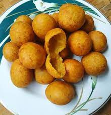 Resep Bola Bola Ubi Kopong Oleh Ina Permana Recipe Makanan Resep Ubi