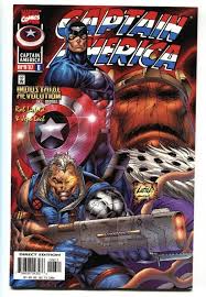 Captain America 6 1997 Rob Liefeld Wild Anatomy Cover Famous Issue Comic Books Copper Age Marvel Captain America Superhero Hipcomic
