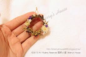 sherry s house 雪莉小屋 迷你小物 ｍiniature ミニチュア 迷你乾燥花圈ｍini dried flower wreath ミニドライフラワーリース飾り dried flowers flower pots green flowers