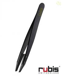 Es enthält keine bindemittel und kann nahezu staubfrei verarbeitet werden. Rubis Switzerland Pinzette Classic Techno Schrag Schwarz