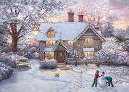 Thomas Kinkade Christmas At Gingerbread Cottage Puzzle Https Www Amazon Com Dp B07tdvy4zw Ref C Cottage Puzzles Thomas Kinkade Christmas Thomas Kinkade