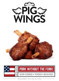 4k baking hot and spicy grill chicken wings in the oven with grain processed. Buy Pig Wings Pork Without The Fork Pioneer Meats