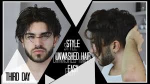 And there you have it—an easy, cute look that camouflages oiliness while taming flyaways. How To Style 2nd 3rd Day Hair Without Shampooing Men S Hair 2016 Youtube