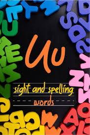 This worksheet lists 24 words and asks kids to circle the words that contain the long vowel u sound. Words That Start With The Letter U Spelling And Sight Words For Kids