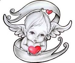 Experiment with deviantart's own digital drawing tools. Baby Angel Baby Angel Tattoo Cherub Tattoo Drawings