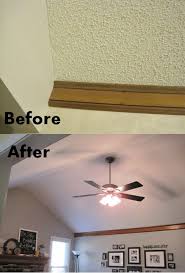 After eliminating the root cause of the problem, you need to assess the condition of the. No More Popcorn Ceiling Makeover Removing Popcorn Ceiling Popcorn Ceiling Makeover