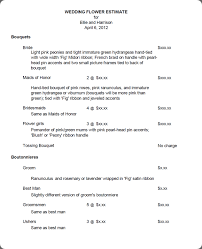 The Flower Proposal Budget Wedding Flowers Stress Free Wedding Proposal Templates