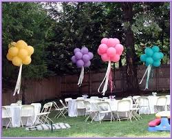 Outdoor Balloon Decor Google Search Outdoors Birthday Party Balloon Decorations Outdoor Birthday Decorations