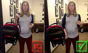 Great variety on the latest baby car seats. Texas Doctor Demonstrates How To Hold A Baby S Car Seat Daily Mail Online