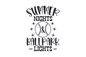 Download Summer Nights Ballpark Lights Svg Cut File By Creative Fabrica Crafts Creative Fabrica