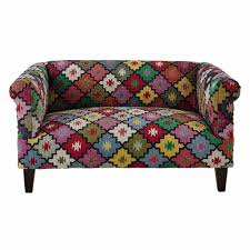 Canape 2 3 Places En Tressage Kilim Multicolore Canape Maison Du Monde Mobilier De Salon Meuble Canape