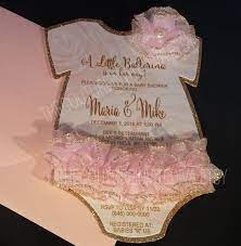 Tutu Baby Shower Invitation Tutu 1ere Invitation Themes De Reception De Naissance Deco Pour Fete Prenatale Douche De Fille