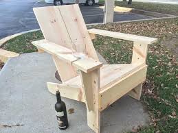 Diy Homemade Wooden Chair With Built In Wine Glass Holder Wooden Chair Plans Best Outdoor Furniture Wooden Diy
