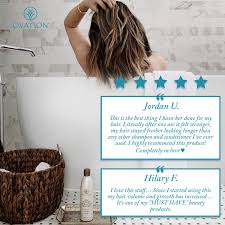 I bought the three products, which cost $100, because they are advertised to strengthen hair and encourage growth. Buy Ovation Hair Travel Set Color Therapy Shampoo Cell Hair Scalp Treatment Color Therapy Conditioner Thermal Protection Spray Essential Hair Oil Clarifying Therapy Shampoo Made In The Usa Online In