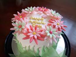Try adding food colouring to the butter icing for a splash of colour. Mothers Day Cake Decoration Ideas