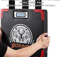 Amazon.com : Boxing Training Punching Equipment-Boxing Pads, Wall-Mounted  Strength Tester mat Show Punch Strength,Frequency, etc. Family Lite  Punching ...