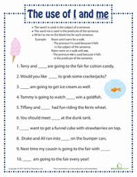 I And Me Worksheet Education Com Worksheets For Kids Printable Math Worksheets Worksheets