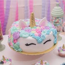 Resultado de imagem para bolo decorado unicornio