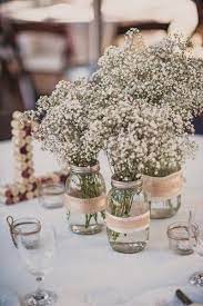 50 Rustic Wedding Decorations Wedding Centerpieces Mason Jars Rustic Wedding Table Babys Breath Centerpiece Wedding