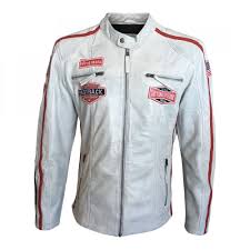 grandprix originals speedway vintage men leather jacket