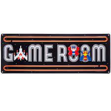 Game Room Metal Sign Game Room Hobby Lobby Decor Game Room Decor