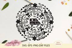 Download Emt Truck Mandala Hand Drawn Essential Worker Svg File 537868 Svgs Design Bundles