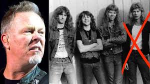 'my last attempt at a group shot with mcgovney still in. James Hetfield Talks How Mustaine S Metallica Firing Affected Him Musically Says Downpicking Always Sounded Better Than Alternate Picking Music News Ultimate Guitar Com