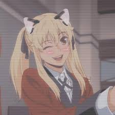 The only ones to accept the invitation are are yumeko jabami, ryota suzui, mary saotome, yuriko nishinotoin, midari ikishima, ririka momobami. Mary Saotome Nya Kakegurui
