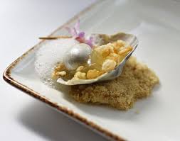 Chef Cavaliere Gianecavaliere From Voltresto S Petit Four For The Valrhona 2017 C3 The World Is My Chocolate Oyster Waina 35 Puffed Rice Fudge Desserts