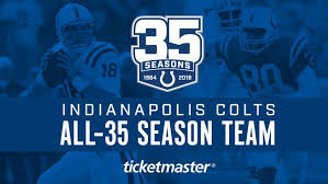 Indianapolis Colts All 35 Season Team Second Team