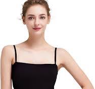Womens Sexy Basic Square Neck Cropped Tank Tops Y2K ...