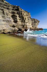 Due to its volcanic origin, the beautiful bay got covered by rare green crystals that are called olivines. 8 Best Green Sand Beach Ideas Big Island Hawaii Green Sand Beach Big Island