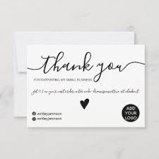 Your repeat business drives every member of our team to. 4 000 Business Thank You Cards Zazzle