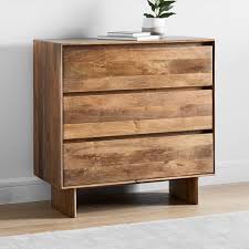 Anton Solid Wood Nightstand Wood Nightstand 3 Drawer Dresser Dresser Drawers