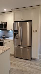 Looking for new kitchen cabinets. Deep Fridge Cabinet And Pantry Kitchen Remodel Small Home Depot Kitchen Kitchen Plans
