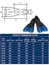 Cressi Agua Short Fins For Kids Blue