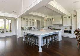 Now let's look at an island that's curved on one side. Extra Large Kitchen Island With Seating Off 52