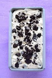 Its rich flavor and color come from crushed oreo wafers (which you can feel free to buy or make from scratch), with a handful of crushed sandwich cookies folded in at the end. Oreo Ice Cream No Churn Sweetest Menu