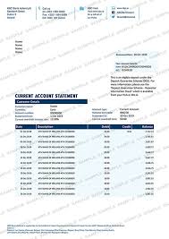 Kbc Bank Statement In 2020 Bank Statement Statement Online
