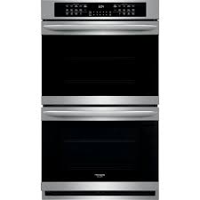 Frigidaire Gallery 30 In Double Electric Wall Oven With True Convection Self Cleaning In Stainless Steel Fget3066uf Wall Oven Electric Wall Oven Stainless Steel Oven