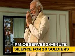When you go home, tell them of us and say, for your tomorrow, we gave our today. Quot They Died Fighting Quot Pm Observes 2 Minute Silence For 20 Soldiers Watch