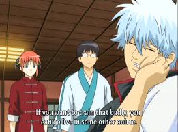 Gintama Go To Another Anime Then Gintama Funny Japanese Anime Series Anime Memes Funny