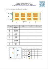 Koordinat9.1 mengaplikasi koordinat pada sukuan pertama.(i)menentukan jarak mengufuk dan jarak mencancang antara dua titik. Latihan Matematik Tahun 6 Kelas Matematik Cikgu Kj Facebook